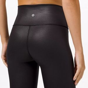 Lululemon Athletica Glossy Black Leggings
